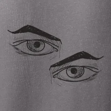 Párový motív - oko naštvané