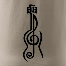 Husľový kľúč gitara