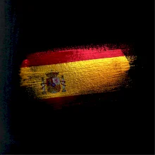 Španielska vlajka ohryzaná