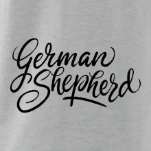 German shepherd - nápis okrasny - nápis okrasný
