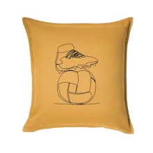 Futbalová lopta kopačka jedným ťahom Futbalová lopta kopačka jedným ťahom