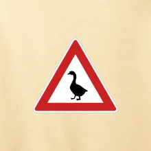 Dopravná značka - Pozor hus