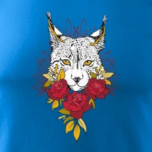 Rys s červenými ružami (Pecka design)