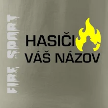 Hasiči - Váš názov - FLUO + Reflexná potlač