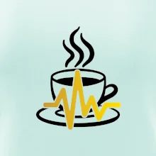 Káva EKG hrnček Káva EKG hrnček