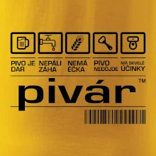 Čiarový kód - pivár Čiarový kód - pivár
