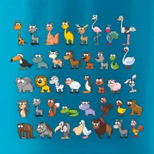 Tričko plné zvieratiek