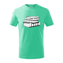 Knihy čiernobiele na sebe