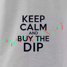 Zelenočervený graf Keep Calm and Buy the Dip