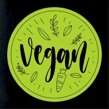 Vegan zelenina v kruhu Vegan zelenina v kruhu