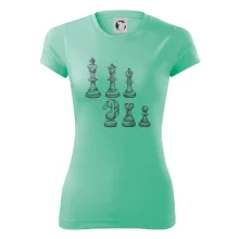 Šachové figúrky kreslené