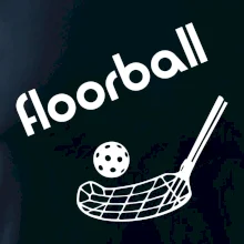 Floorball nápis šikmo