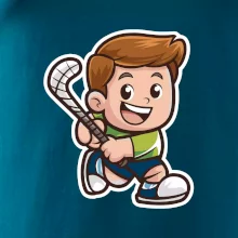 Ikona pozemný hokej chlapec