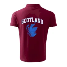 Scotland nápis s mapou