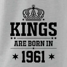 Kings are born in 1961