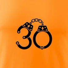 Narodeninové tričko pre policajta - putá 30