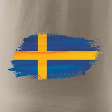 Švédska vlajka kreslená