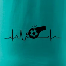 EKG futbal rozhodca a píšťalka EKG futbal rozhodca a píšťalka