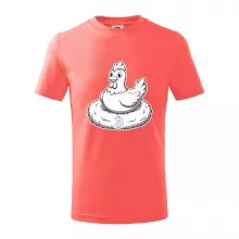 Kurča sediace na bitcoinovom hniezde