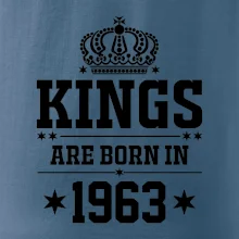 Kings are born in 1963