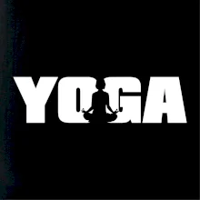 Yoga nápis Yoga nápis