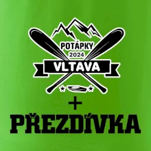 K vode - pádla hory (vlastný nápis)