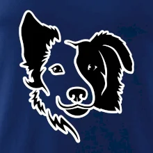 Border kólia obrys hlavy