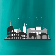 Rím silueta pamiatky