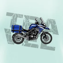 Cestovná enduro modrá