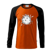 Florbal lopta v triku Florbal lopta v triku