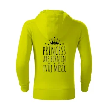 Princesses are born in (Vlastný nápis mesiac narodenia)