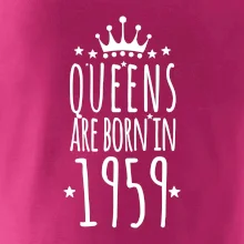 Queens are born in 1959