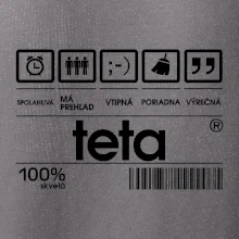 Čiarový kód - teta