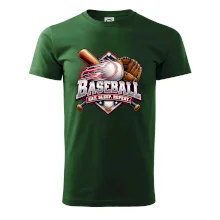 Baseballová pálka s rukavicou eat sleep repeat