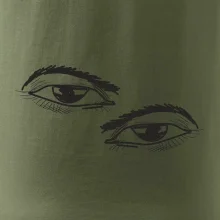 Párový motív - oko prižmúrené