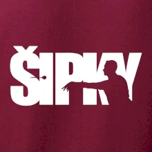 Šípky - nápis so šípkarom