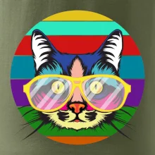 Mačka pri farebnom západe Mačka pri farebnom západe