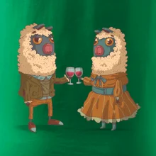 Alpaky s vínom pár