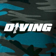 Diving nápis potápač