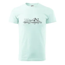 Nový Zéland nápis a hory Aoraki - Mount Cook