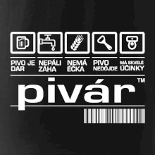 Čiarový kód - pivár Čiarový kód - pivár