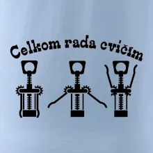 Celkom rada cvičím
