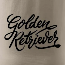 Golden retriever - nápis okrasný Golden retriever - nápis okrasný