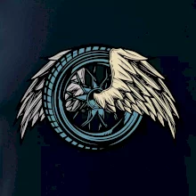 Moto koleso s krídlami