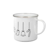 Rodinné vianočné tričká - Vianočné ozdoby na povrázku