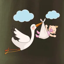 Bocian čakáme bábätko - dievča