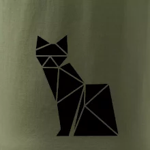 Origami mačka z boku