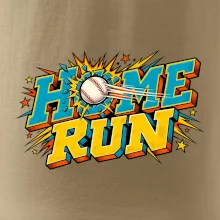 Home run komiksový nápis