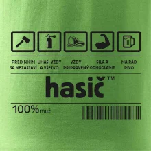 Čiarový kód - Hasič / hasička