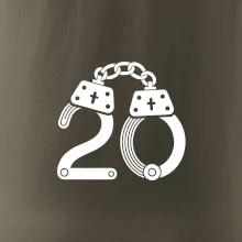 Narodeninové tričko pre policajta - putá 20